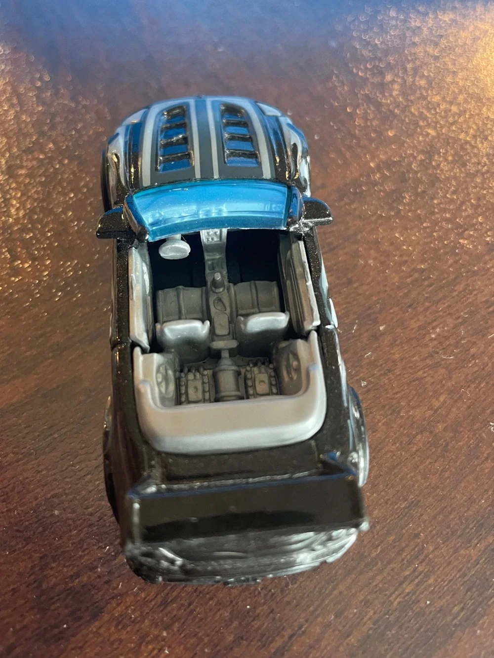 Hot Wheels 2004 Mitsubishi Eclipse Spyder Black Silver Flames Diecast 1:64